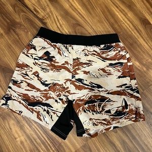 Tachuntfish Desert Tiger Stripe Athletic Shorts